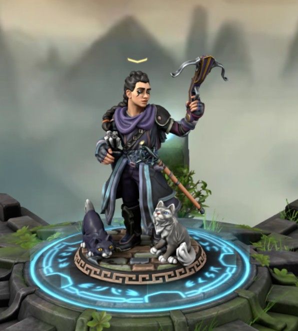 Pack 5 Miniaturas Aventureros D&D Rol 32mm