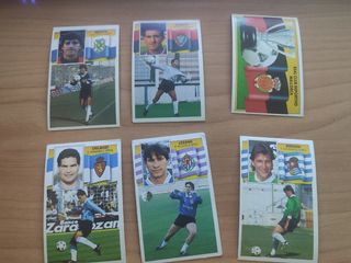 40 cromos Liga Este 90/91, sin pegar y sin repetir
