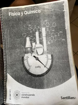 libro primero bachillerato fyq Santillana