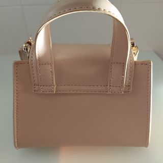 Bolso Beige y Dorado Mujer