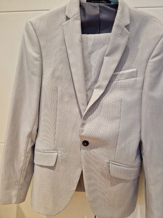 Traje Zara Man Gris