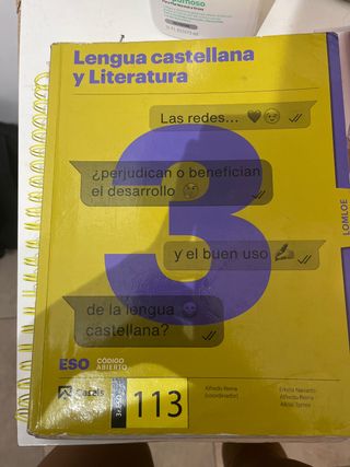 Lengua castellana y Literatura 3 ESO LOMLOE