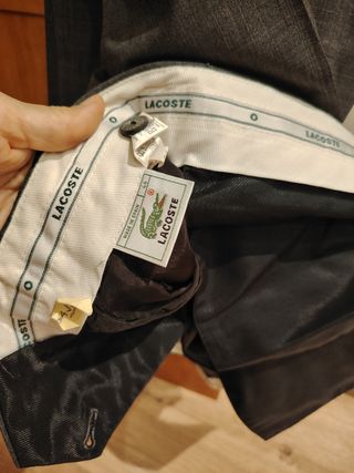 Pantalón de traje gris hombre
