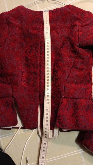 Corpiño fallera niña rojo