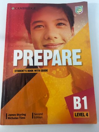 Prepare Level 4 Student's Book, Cambridge.