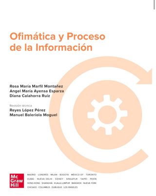 Libro Ofimática y Proceso de la Información