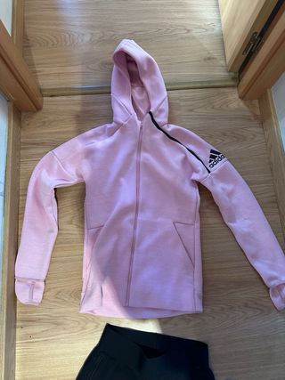 Chándal Adidas Mujer Rosa y negro talla 1,64cm