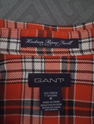 Camisa Gant Niño 