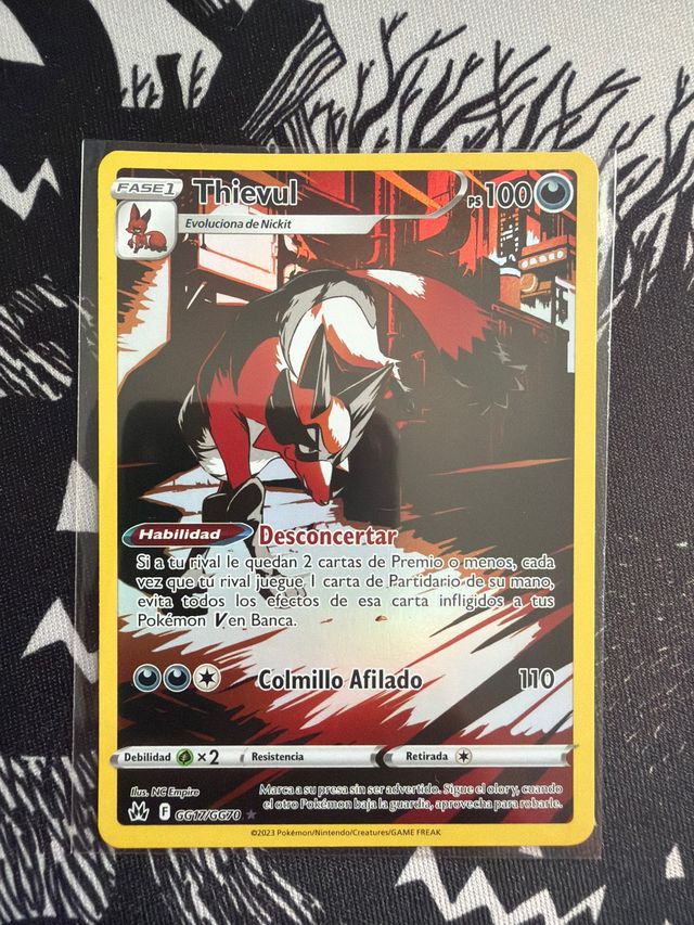 Carta Pokémon Thievul GG17