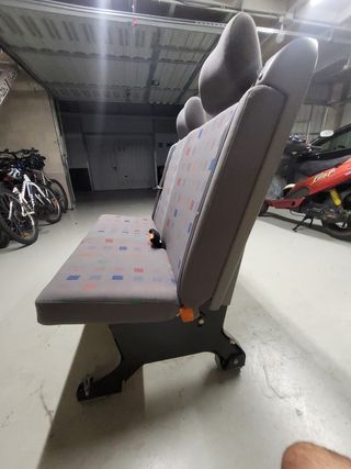 Asiento doble Corredera para VW T4 California