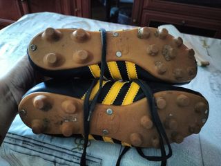 Botas Fútbol Adidas Brasil Vintage Negra/Amarilla