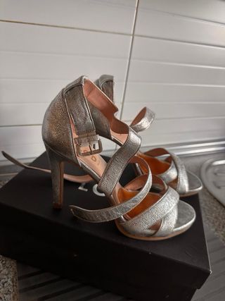 Zapatos de tacón Lodi plateados