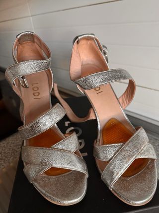 Zapatos de tacón Lodi plateados