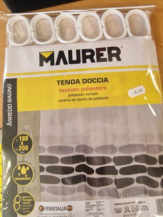Cortina de ducha Maurer 180x200cm