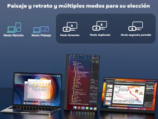 HONGO Monitor Portátil IPS FHD 15.6 1080P