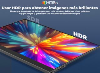 HONGO Monitor Portátil IPS FHD 15.6 1080P