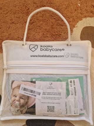 Almohada plagiocefalia Koala Babycare azul