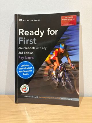 MACMILLAN book & workbook inglés B2/FCE como nuevo