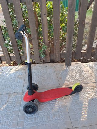 Patinete infantil 3 ruedas rojo