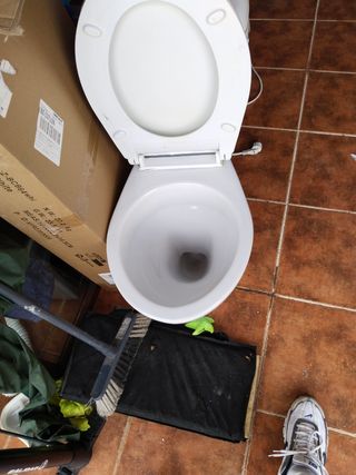Inodoro blanco