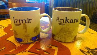 Tazas Starbucks Izmir y Madrid