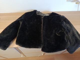 Chaqueta pelo negra Talla S/M