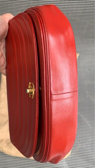 Bolso Chanel Half Moon Rojo