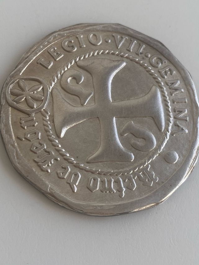 Chapa Plata Ley Legión VII Reino León