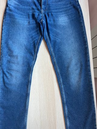 Pantalón Zara Azul Oscuro Hombre Talla 38