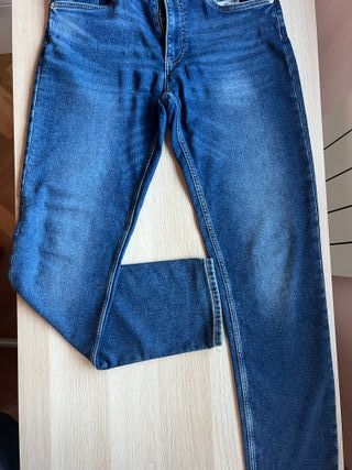 Pantalón Zara Azul Oscuro Hombre Talla 38