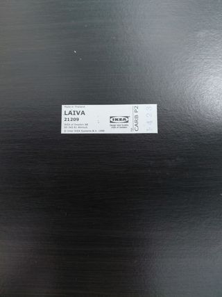 Estante Preto Madeira (Wenge)