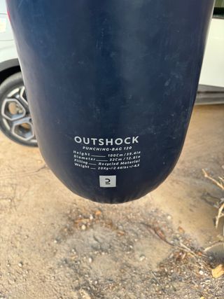 Saco de boxeo Outshock 120 - 20 kg
