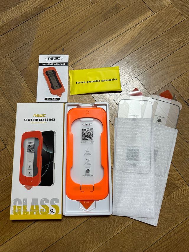 3 Protector Pantalla iPhone 17 / 16 Pro Max 6,9″