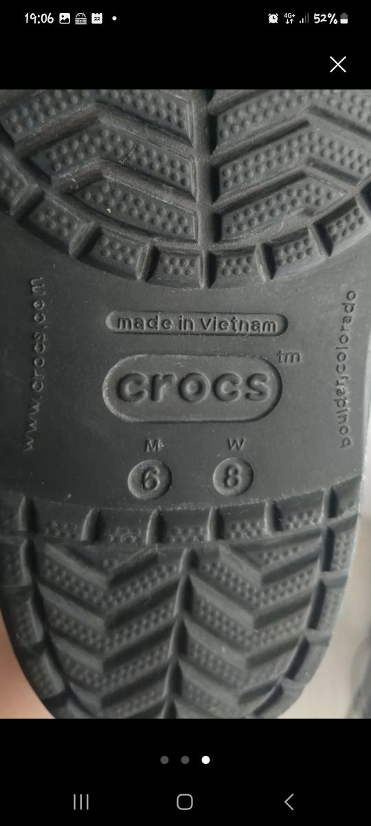 Crocs Crocband Talla 37-38 Negro