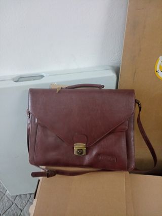 Cartera de piel para documentos
