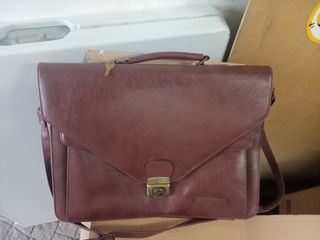 Cartera de piel para documentos