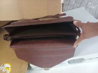 Cartera de piel para documentos