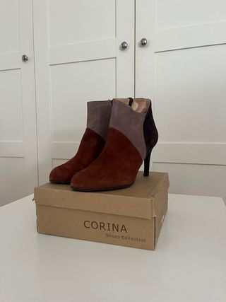 Botines Corina Marrones
