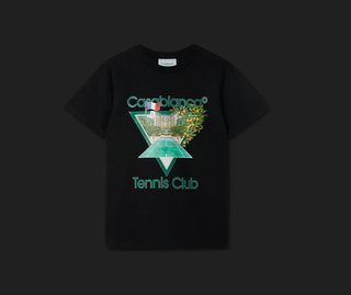Camiseta Casablanca Negra Tennis Club