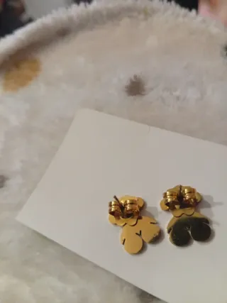 Pendientes Tous Oso Dorados