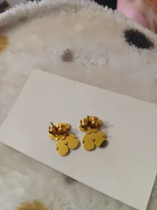 Pendientes Tous Oso Dorados