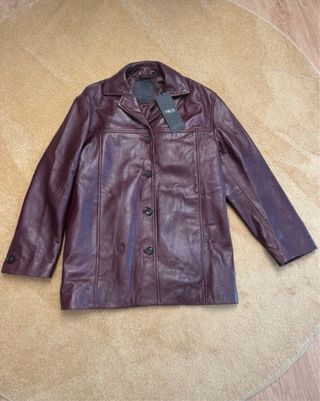 Cazadora Piel Zara 