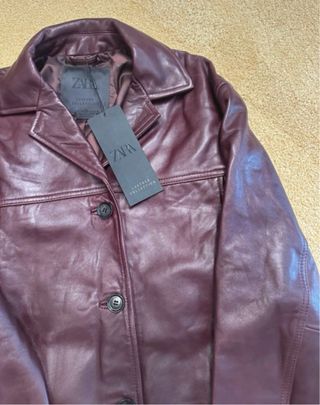 Cazadora Piel Zara 