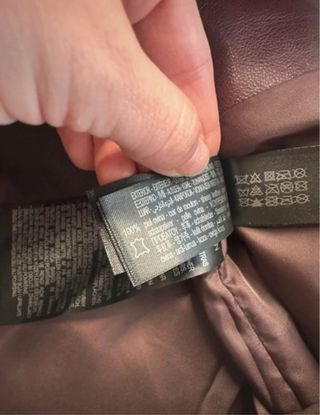 Cazadora Piel Zara 