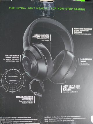 Auriculares Razer Kraken X Lite