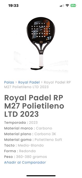 Pala Royal Padel M27 LTD 2023