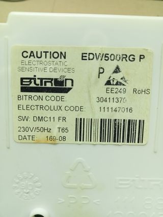 Módulo Electrónico Lavavajillas