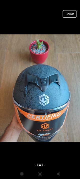 Casco Integral XL Gris Gato Unisex