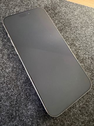 iPhone 15 Pro Max, Natural Titanium, 256GB.
