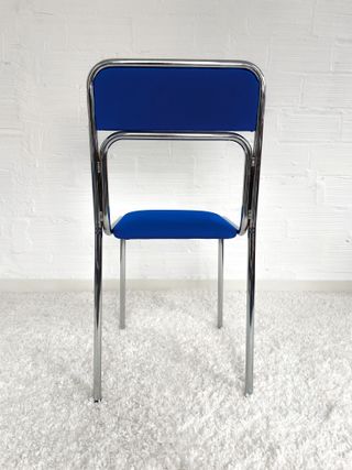 SEDIE BAUHAUS BLU INDACO. ITALIA anni '70